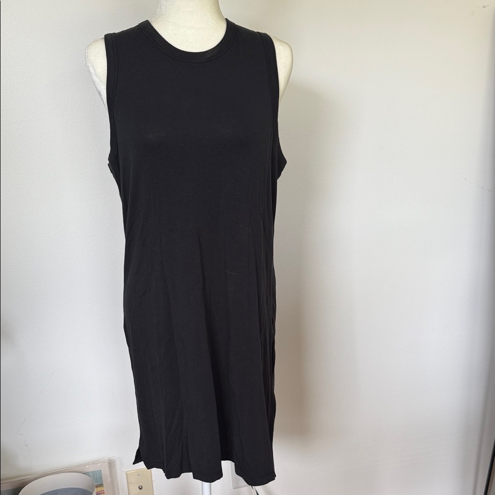 Lululemon Black Sleeveless T shirt Dress